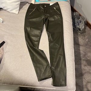Women’s Leather skinny pants